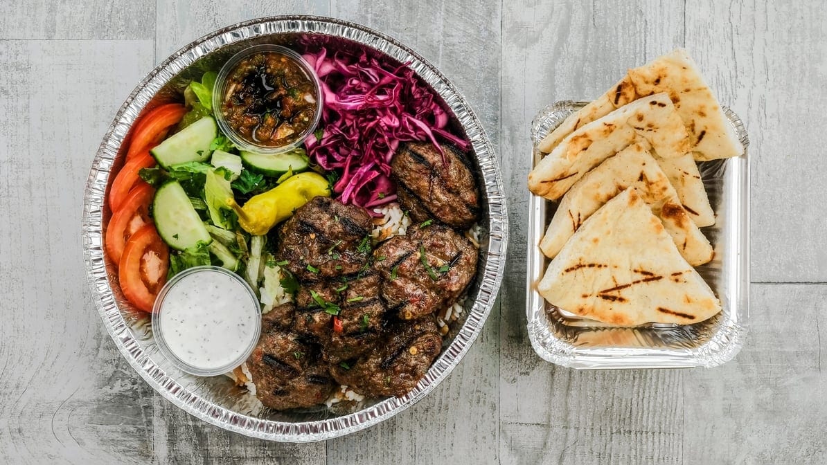 Large Kofte Platter.