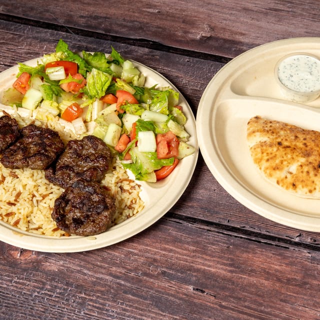 Regular Kofte Platter.
