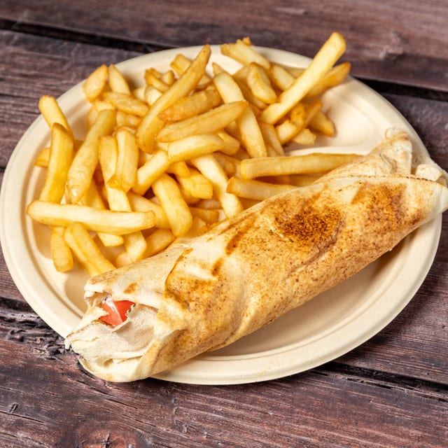 Chicken Shawarma Wrap.