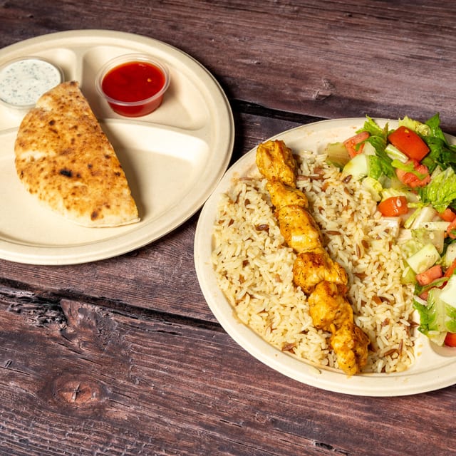 Regular Chicken Shish Kebab Platter.