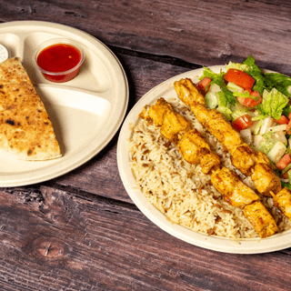 Large Chicken Shish Kebab Platter