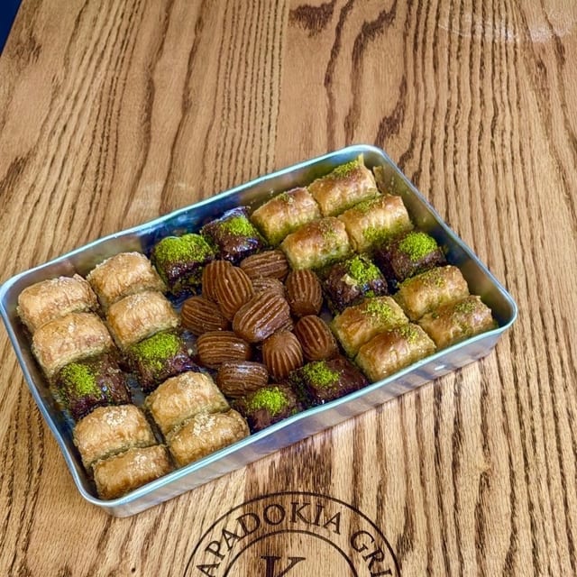 Tray of Assorted Baklavas.