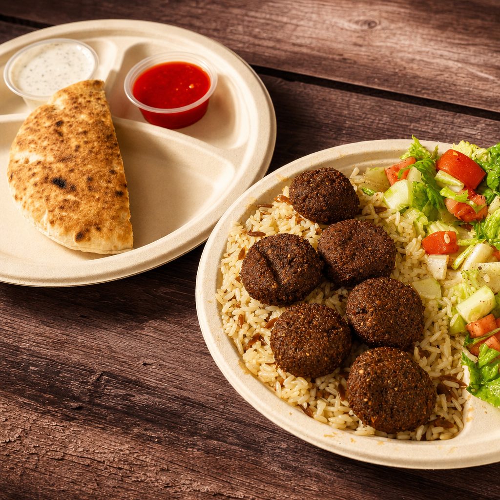 Large Falafel Platter.