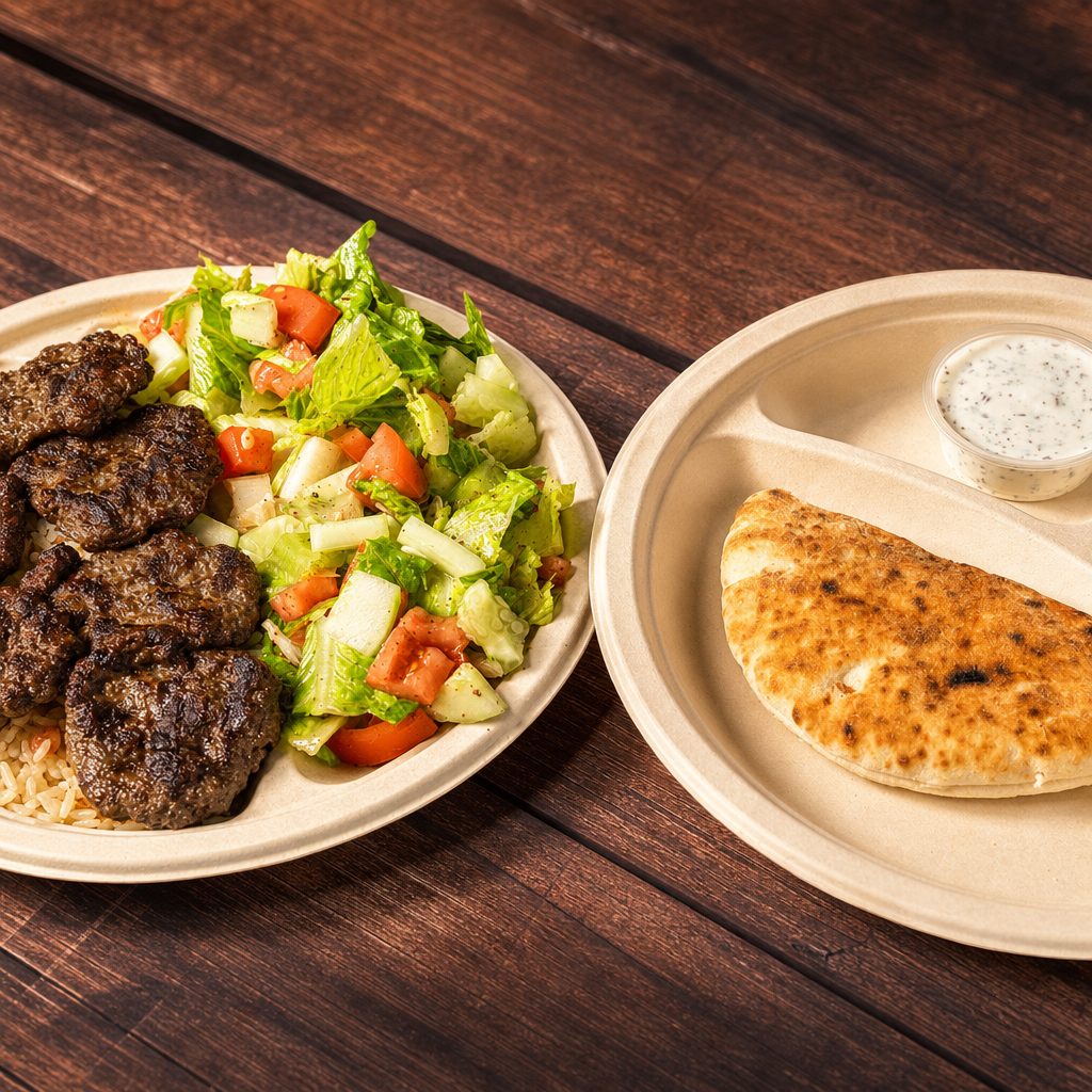 Large Kofte Platter.