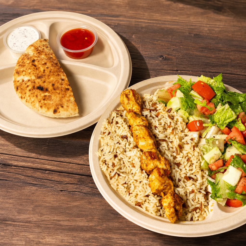 Regular Chicken Shish Kebab Platter.