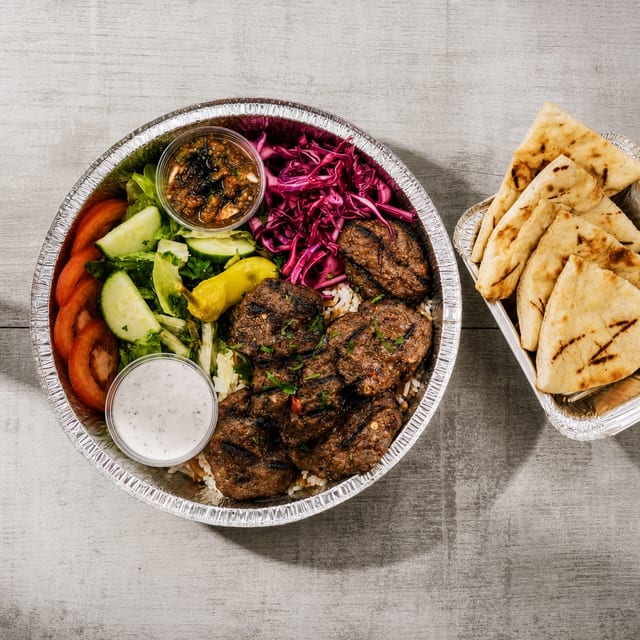 Large Kofte Platter.