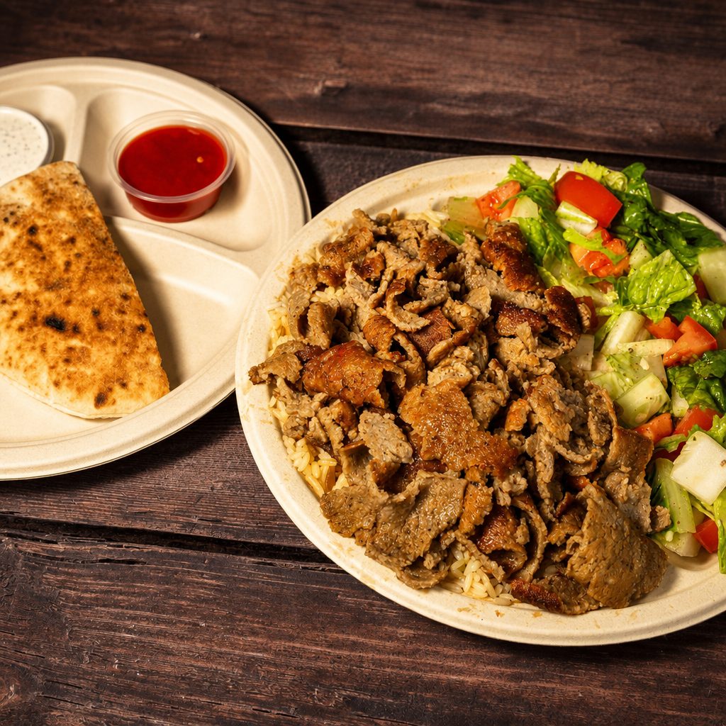 Regular Doner Kebab Platter.