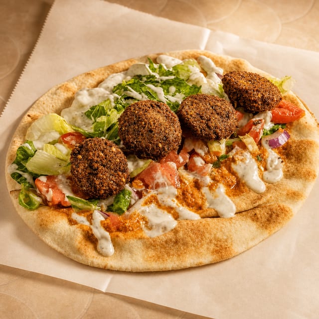 Falafel Pita Wrap.